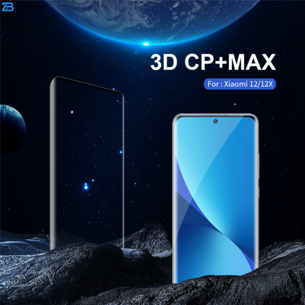 محافظ صفحه نمایش نیلکین مدل 3D CP Plus Max مناسب برای گوشی موبایل شیائومی Mi 12X/12/Mi 12/Mi 12S