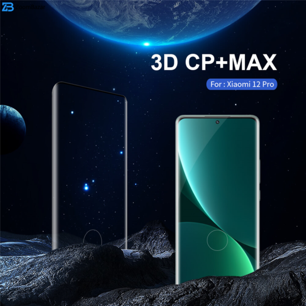 محافظ صفحه نمایش نیلکین مدل 3D CP Plus Max مناسب برای گوشی موبایل شیائومی Mi 12 Pro / Xiaomi 12 Pro / Mi 12S Pro / Mi 12S Ultra