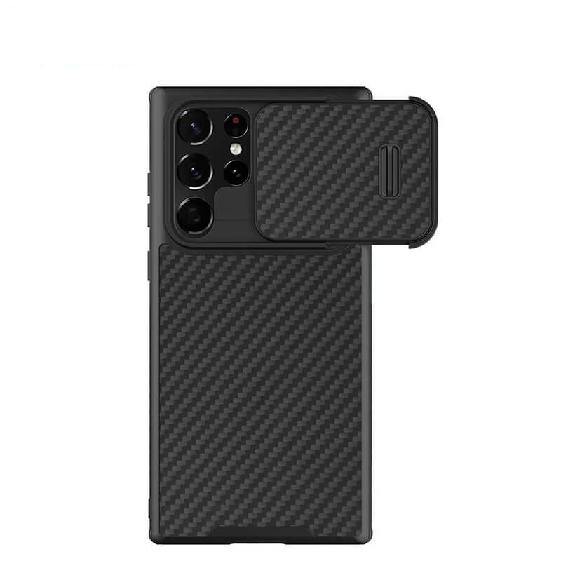 کاور نیلکین مدل Synthetic Fiber S مناسب برای گوشی موبایل سامسونگ Galaxy S22 Ultra