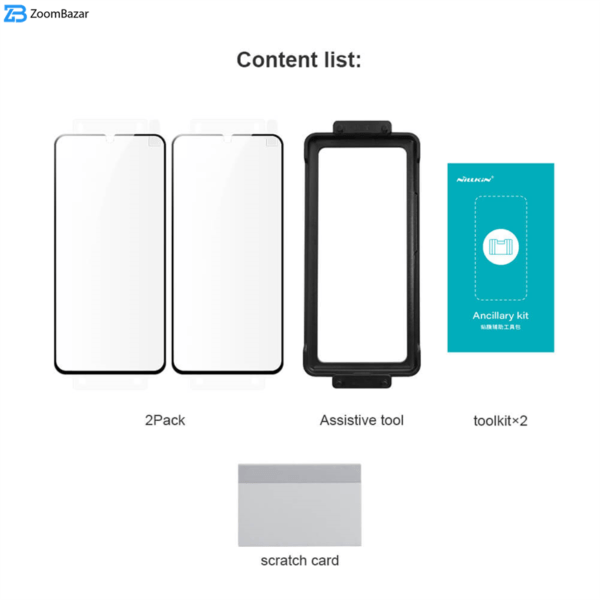 محافظ صفحه نمایش نیلکین مدل Impact Resistant مناسب برای گوشی موبایل سامسونگ Galaxy S22 بسته دو عددی