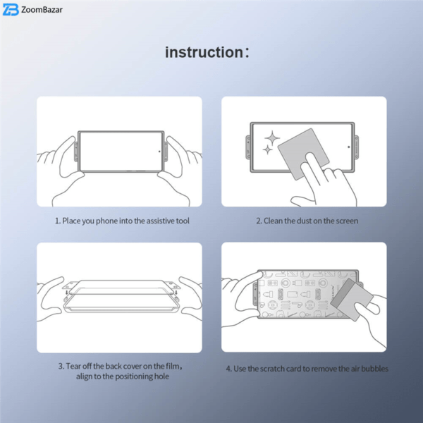 محافظ صفحه نمایش نیلکین مدل Impact Resistant مناسب برای گوشی موبایل سامسونگ Galaxy S22 Plus/Pro بسته دو عددی