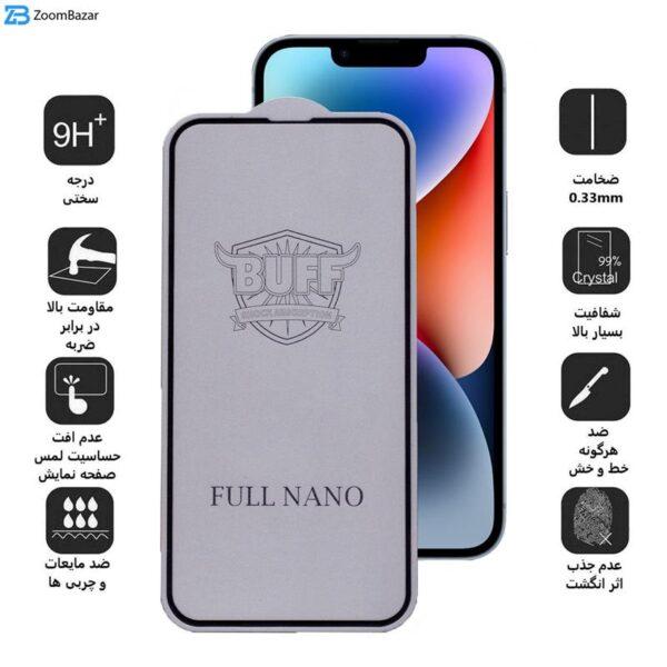 محافظ صفحه نمایش بوف مدل Full Nano-G مناسب برای گوشی موبایل اپل Iphone 14 Plus