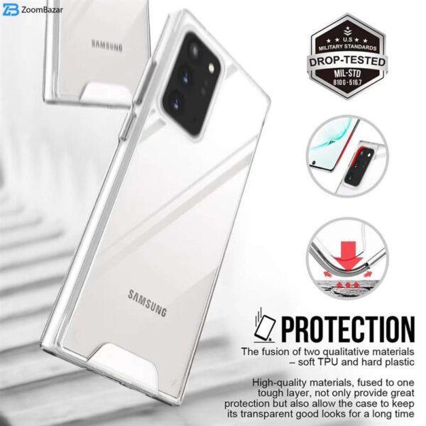 کاور اسپیس مدل transparent pc مناسب برای گوشی موبایل سامسونگ Galaxy A52