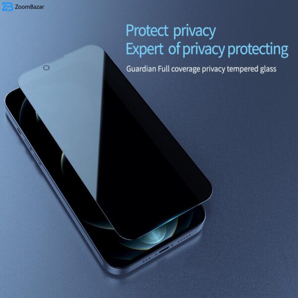 محافظ صفحه نمایش حریم شخصی نیلکین مدل Guardian Privacy مناسب برای گوشی موبایل اپل iPhone 14 / iPhone 13 / 13 Pro