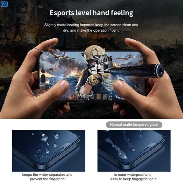 محافظ صفحه نمایش مات بوف مدل 5D -Pro-G مناسب برای گوشی موبایل اپل IPhone 14 Pro