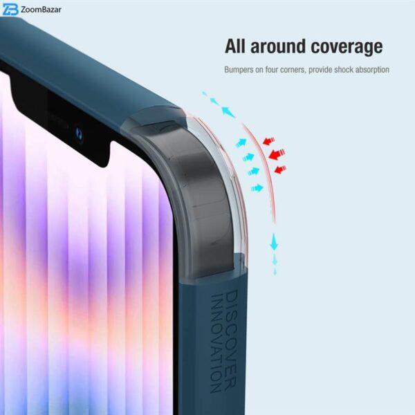 کاور نیلکین مدل frosted shield pro مناسب برای گوشی موبایل اپل iphone 14 pro