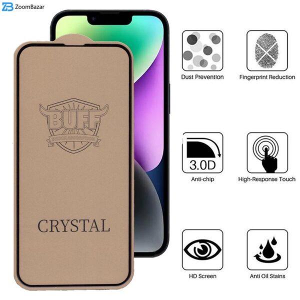 محافظ صفحه نمایش بوف مدل Crystal Pro-G مناسب برای گوشی موبایل اپل IPhone 14