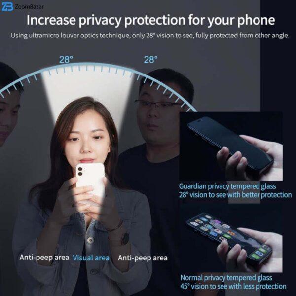 محافظ صفحه نمایش حریم شخصی کی-دوو مدل Pcy مناسب برای گوشی موبایل اپل iPhone 14 Plus / iPhone 13 Pro Max