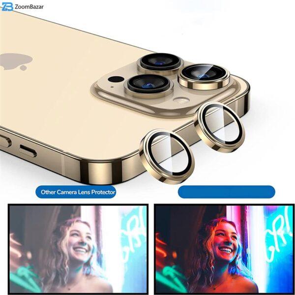 محافظ لنز دوربین اپیکوی مدل HD-ColorLenz مناسب برای گوشی موبایل اپل Iphone 14 Pro Max / 14 Pro