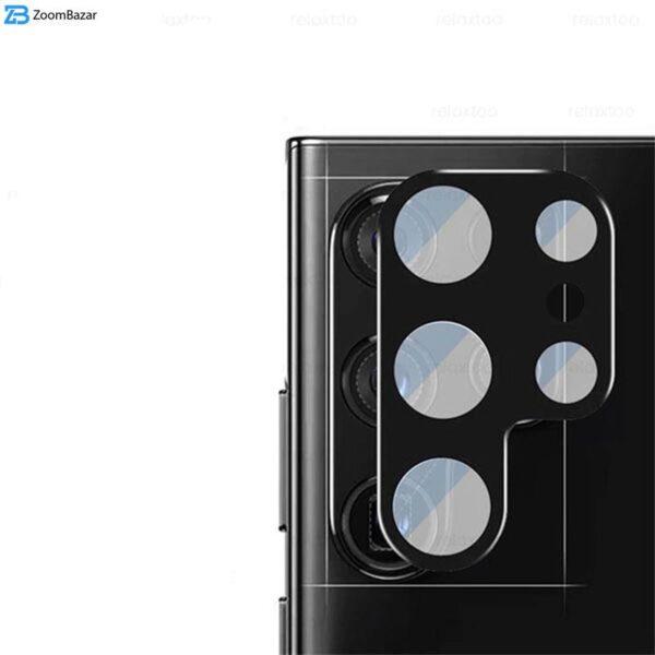 محافظ لنز دوربین اپیکوی مدل 3D مناسب برای گوشی موبایل سامسونگ Galaxy S22 Ultra