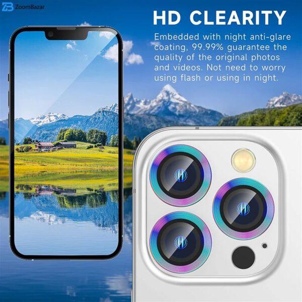 محافظ لنز دوربین بوف مدل HD-ColorLenz-G مناسب برای گوشی موبایل اپل Iphone 14 / 14 Plus