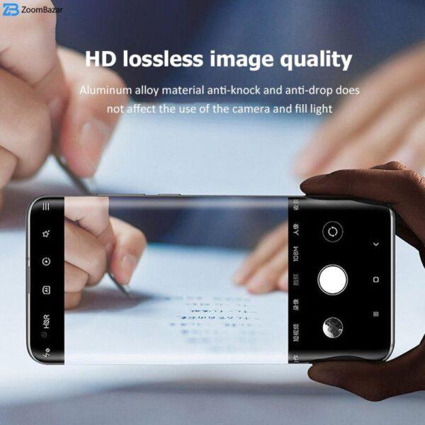 محافظ لنز دوربین اپیکوی مدل 3D مناسب برای گوشی موبایل سامسونگ Galaxy S21 Ultra