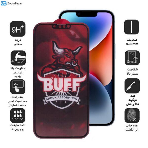 محافظ صفحه نمایش بوف مدل Cry-Double مناسب برای گوشی موبایل اپل iPhone 14 Plus / 13 Pro Max