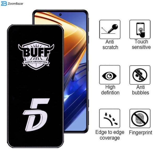 محافظ صفحه نمایش 5D بوف مدل F33 مناسب برای گوشی موبایل شیائومی Poco F4 GT 5G