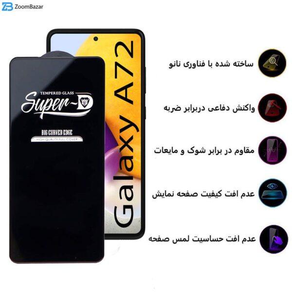 محافظ صفحه نمایش اپیکوی مدل Super 5D مناسب برای گوشی موبایل سامسونگ Galaxy A72 4G/5G/M53 5G