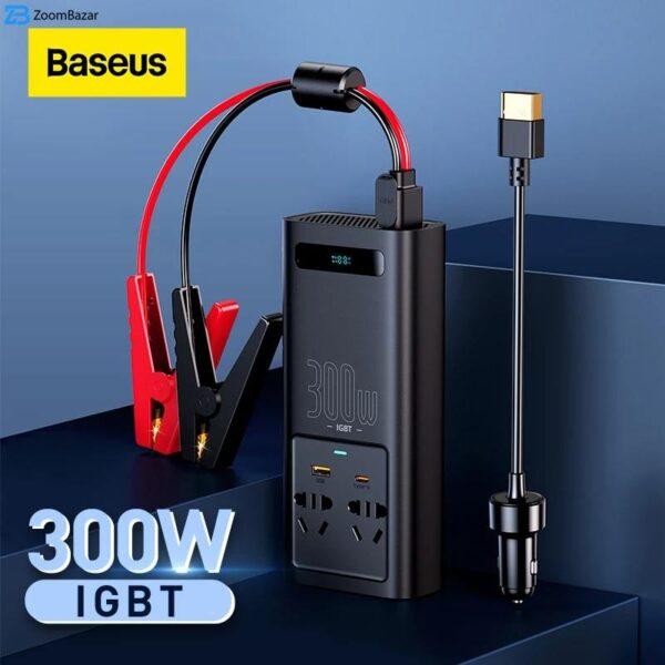 مبدل برق خودرو باسئوس مدل Power Inverter CGNB010101 300W