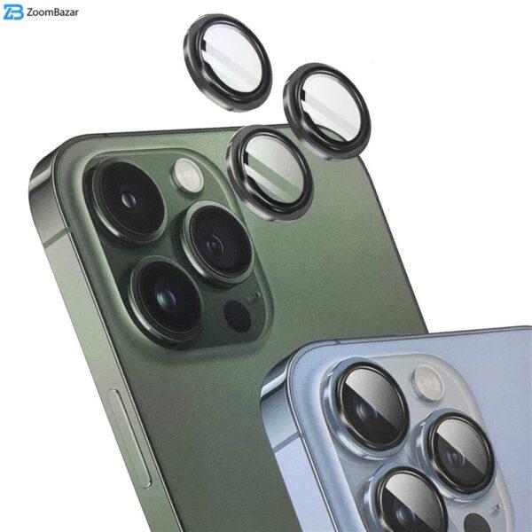 محافظ لنز دوربین گرین مدل Lens HD Plus مناسب برای گوشی موبایل اپل iphone 14 promax