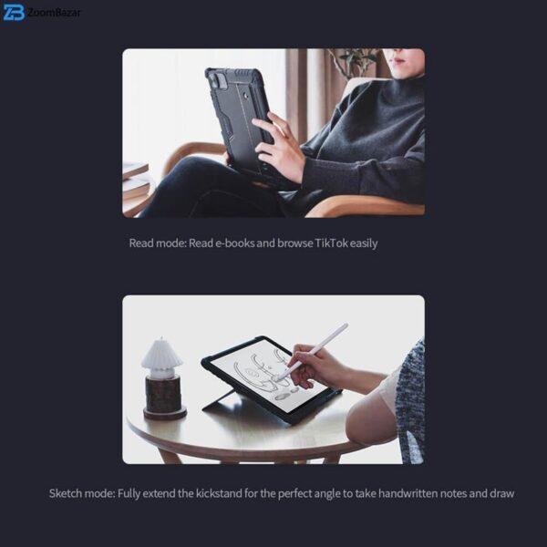 کیف کلاسوری نیلکین مدل Bumper Combo Keyboard مناسب برای تبلت اپل iPad Pro 11 2020/iPad Pro 11 2021/ iPad Pro 11 2022/iPad Air 2022 Air 5/iPad Air 10.9 2020/iPad Air 4