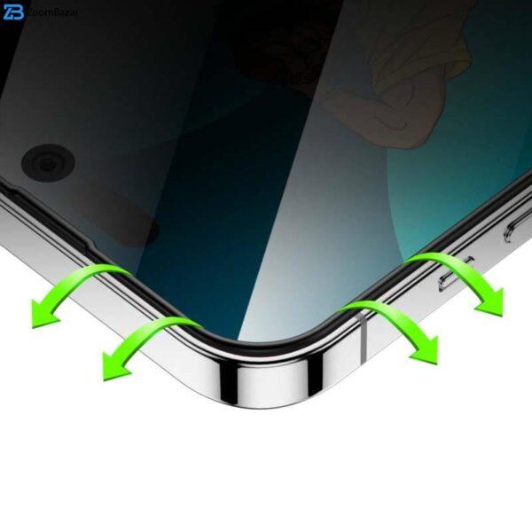 محافظ صفحه نمایش حریم شخصی گرین مدل Silicone-Pry-Plus مناسب برای گوشی موبایل اپل iPhone 13 pro max / 14 Plus