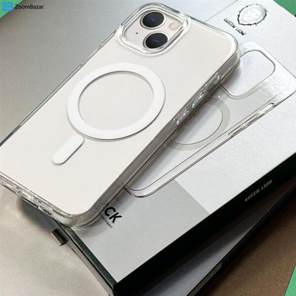 کاور گرین مدل Anti-Shock Magsafe مناسب برای گوشی موبایل اپل iPhone 14