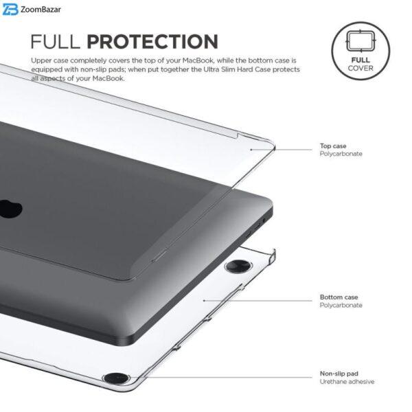 کاور گرین مدل Ultra-Slim Hard Shell مناسب برای لپ تاپ اپل مک بوک ایر 2020 13.3 اینچی