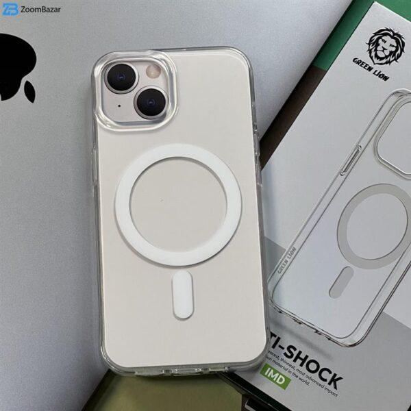 کاور گرین مدل Anti-Shock Magsafe مناسب برای گوشی موبایل اپل iPhone 14 Plus