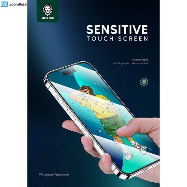 محافظ صفحه نمایش گرین مدل Silicone-HD Plus مناسب برای گوشی موبایل اپل iPhone 14