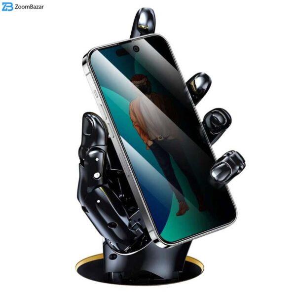 محافظ صفحه نمایش حریم شخصی گرین مدل 3D Desert-Pry مناسب برای گوشی موبایل اپل iPhone 13/13 pro / 14