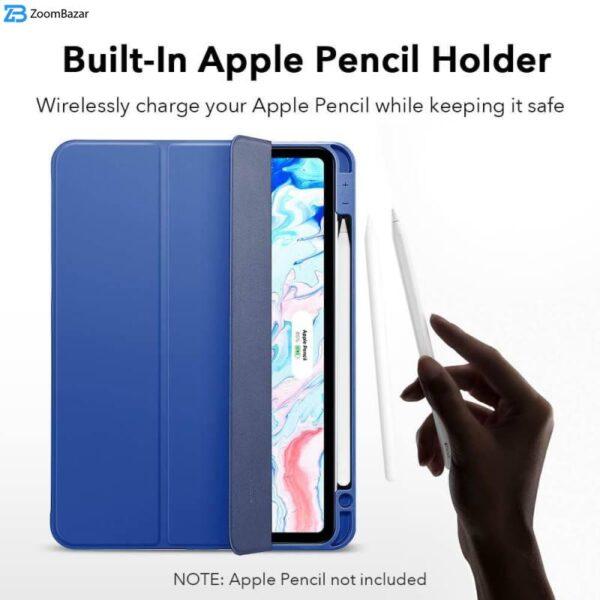 کیف کلاسوری گرین مدل Leather Folio Case مناسب برای تبلت اپل iPad Pro 12.9 2020/2021
