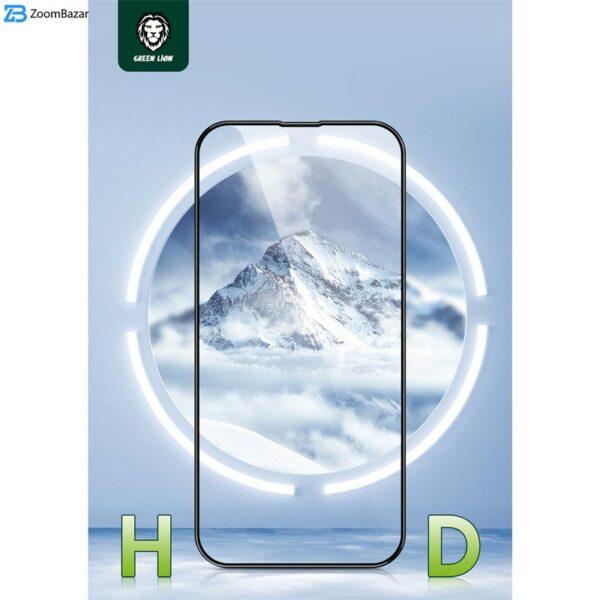 محافظ صفحه نمایش گرین مدل 3D Curved Pro مناسب برای گوشی موبایل اپل iPhone 14 Plus