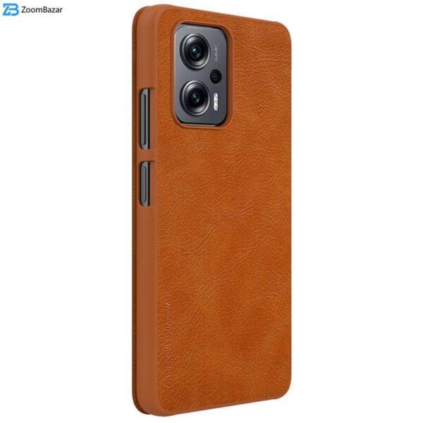 کیف کلاسوری نیلکین مدل QIN Leather Case مناسب برای گوشی موبایل شیائومی Poco X4 GT 5G