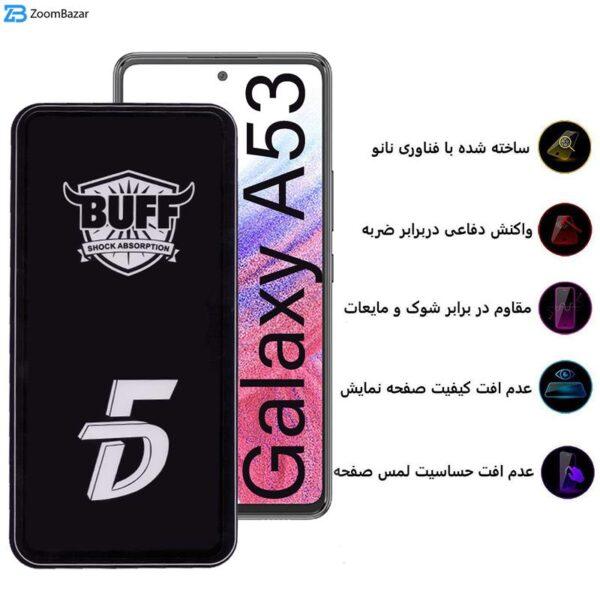 محافظ صفحه نمایش 5D بوف مدل F33 مناسب برای گوشی موبایل سامسونگ Galaxy A53