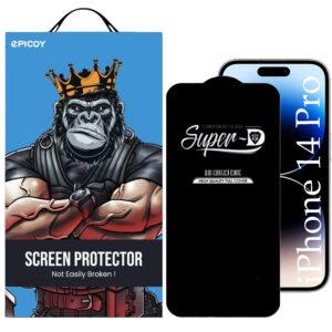 محافظ صفحه نمایش اپیکوی مدل Super 5D مناسب برای گوشی موبایل اپل iPhone 14 Pro