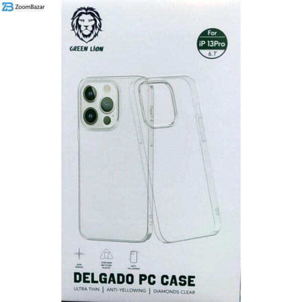 کاور گرین مدل Delgodo PC Case مناسب برای گوشی موبایل اپل iPhone 13ProMax