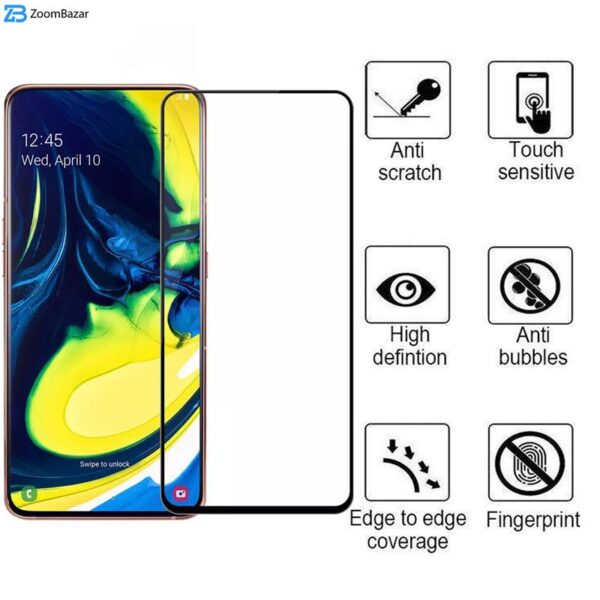 محافظ صفحه نمایش اپیکوی مدل New 5D مناسب برای گوشی موبایل سامسونگ Galaxy A80 / A90