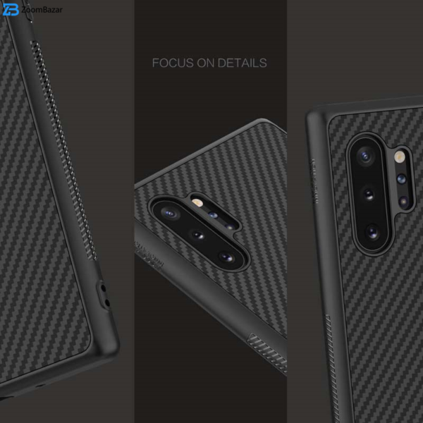 قاب سامسونگ Galaxy Note10 Plus نیلکین مدل Synthetic Fiber زوم بازار Open Box