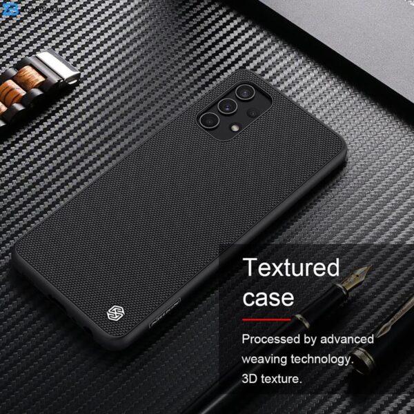 کاور نیلکین مدل Textured Nylon Fiber مناسب برای گوشی موبایل سامسونگ Galaxy A32 4G