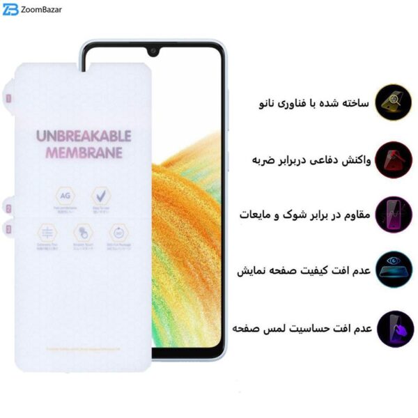 محافظ صفحه نمایش مات بوف مدل Hydrogel-G مناسب برای گوشی موبایل سامسونگ Galaxy A33 5G/A50/A30