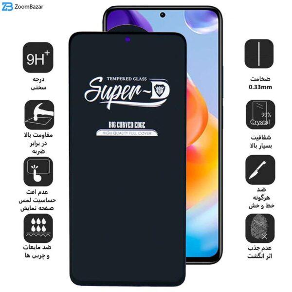 محافظ صفحه نمایش اپیکوی مدل Super 5D مناسب برای گوشی موبایل شیائومی Redmi Note 11 Pro Plus 5G/Note 11E Pro/Note 11 Pro 4G/Note 11 Pro 5G/Note 10 Pro Max / Note 10 Pro