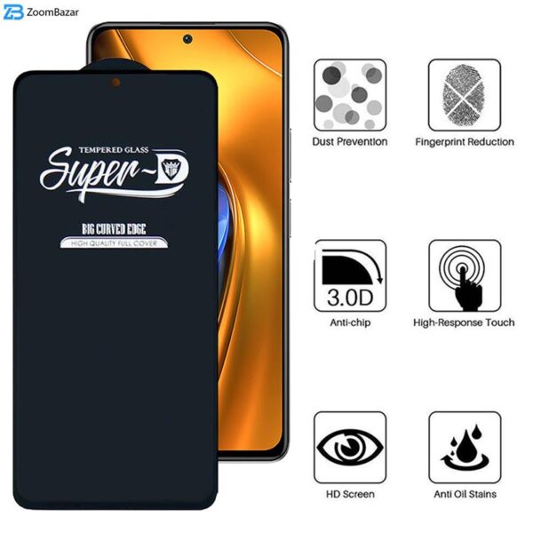 محافظ صفحه نمایش اپیکوی مدل Super 5D مناسب برای گوشی موبایل شیائومی Poco F4/ F3 /X4 Pro 5G/ Mi 11i/ Mi 11X / Mi 11X Pro