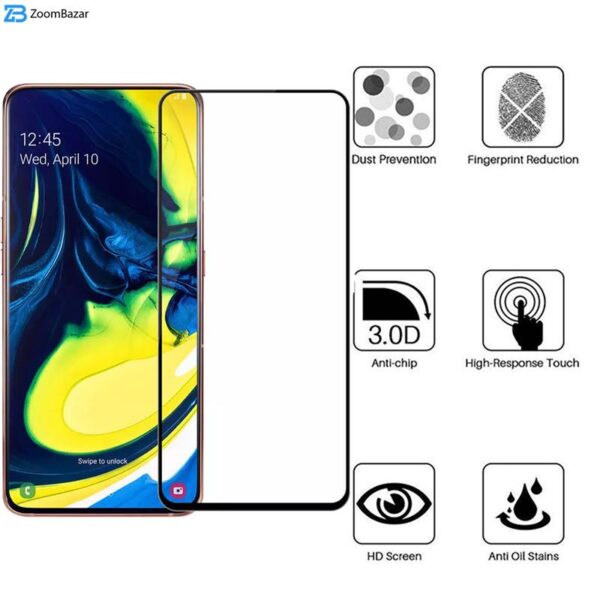 محافظ صفحه نمایش اپیکوی مدل New 5D مناسب برای گوشی موبایل سامسونگ Galaxy A80 / A90