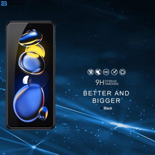 محافظ صفحه نمایش 5D بوف مدل Super Power مناسب برای گوشی موبایل شیائومی Redmi Note 11T Pro/Note 11T Pro Plus/Poco X4 GT 5G/K50i 5G