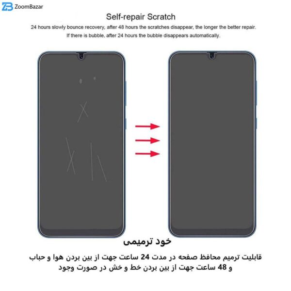 محافظ صفحه نمایش بوف مدل Hydrogel-Double-G مناسب برای گوشی موبایل اپل iPhone 14 Pro Max