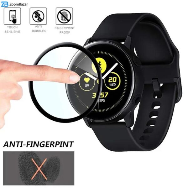 محافظ صفحه نمایش بوف مدل Glue-Flexible مناسب برای ساعت هوشمند سامسونگ Galaxy Watch 4/5 /Active 2 44mm