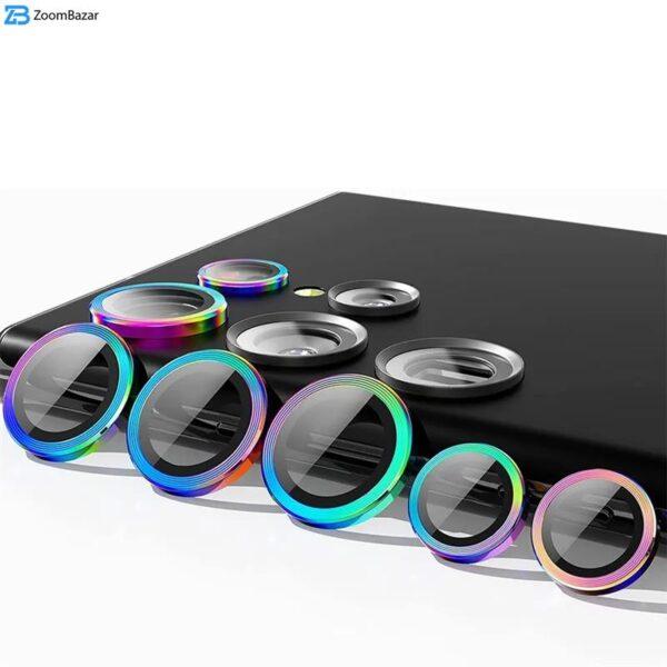 محافظ لنز دوربین بوف مدل HD-ColorLenz-G مناسب برای گوشی موبایل سامسونگ Galaxy S23 Ultra