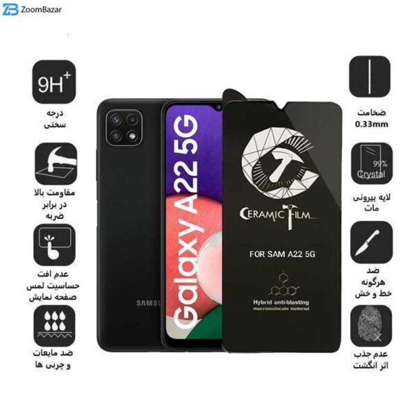 محافظ صفحه نمایش مات اپیکوی مدل CR7-M مناسب برای گوشی موبایل سامسونگ Galaxy A22 5G