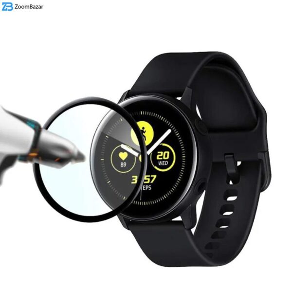 محافظ صفحه نمایش بوف مدل FullGlue-Flexible-G مناسب برای ساعت هوشمند سامسونگ Galaxy Watch 4/5 /Active 2 44mm