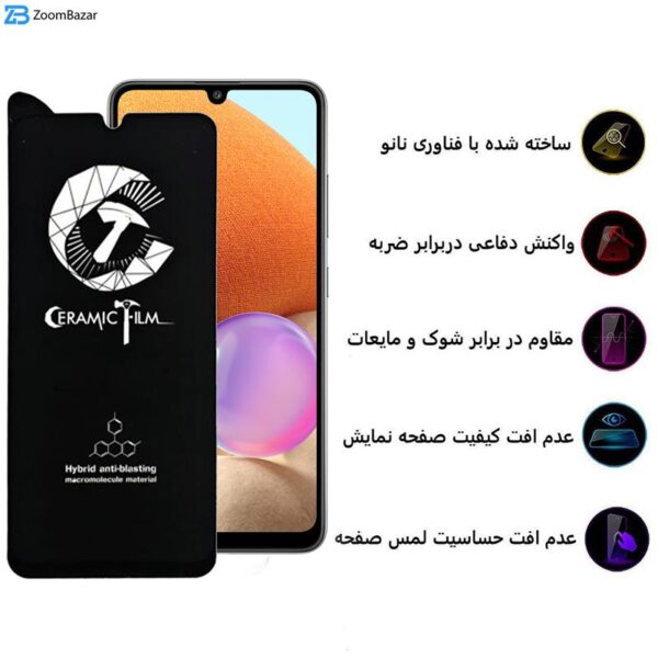 محافظ صفحه نمایش سرامیکی اپیکوی مدل CR7 مناسب برای گوشی موبایل سامسونگ Galaxy A32 4G