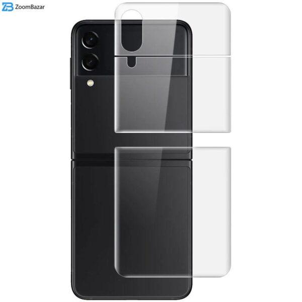 محافظ صفحه نمایش اپیکوی مدل Hydrogel مناسب برای گوشی موبایل سامسونگ Galaxy Z Flip 4 5G به همراه محافظ پشت گوشی