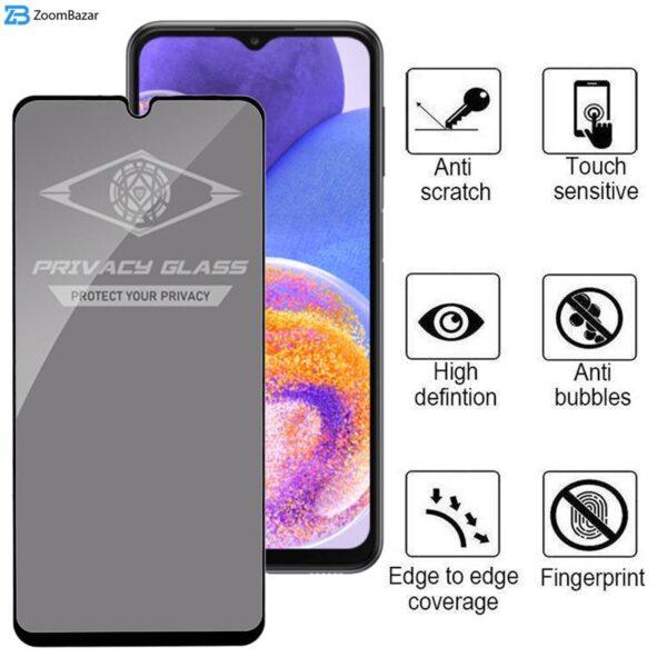 محافظ صفحه نمایش حریم شخصی اپیکوی مدل PvSight مناسب برای گوشی موبایل سامسونگ Galaxy A23 4G/ A23 5G/ A13 4G/ A13 5G/ A12